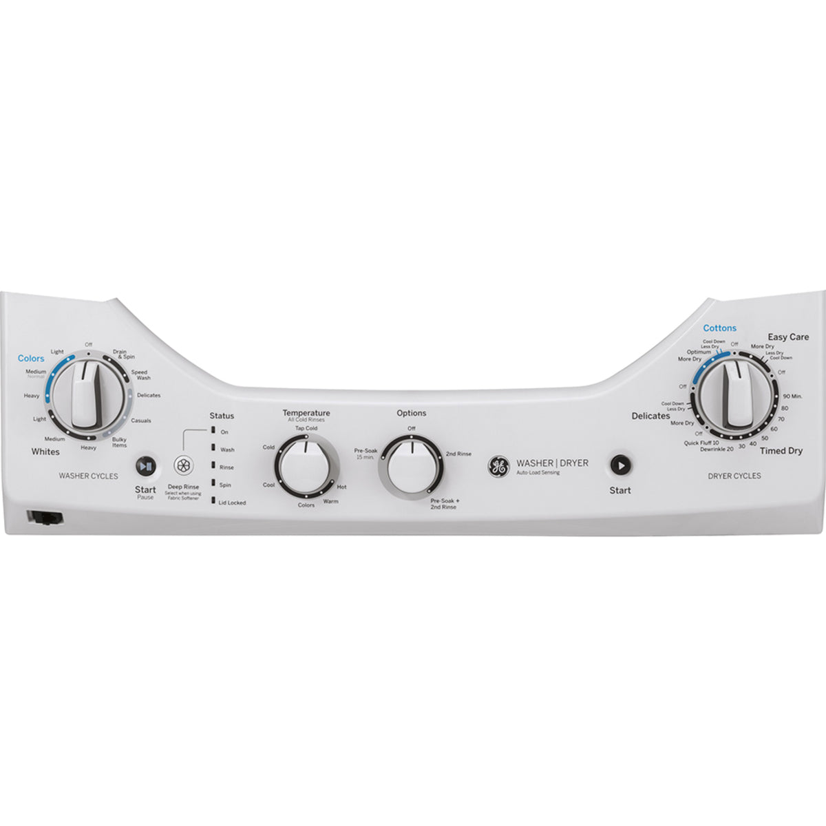 GE GUD24ESMMWW Control Panel Detail