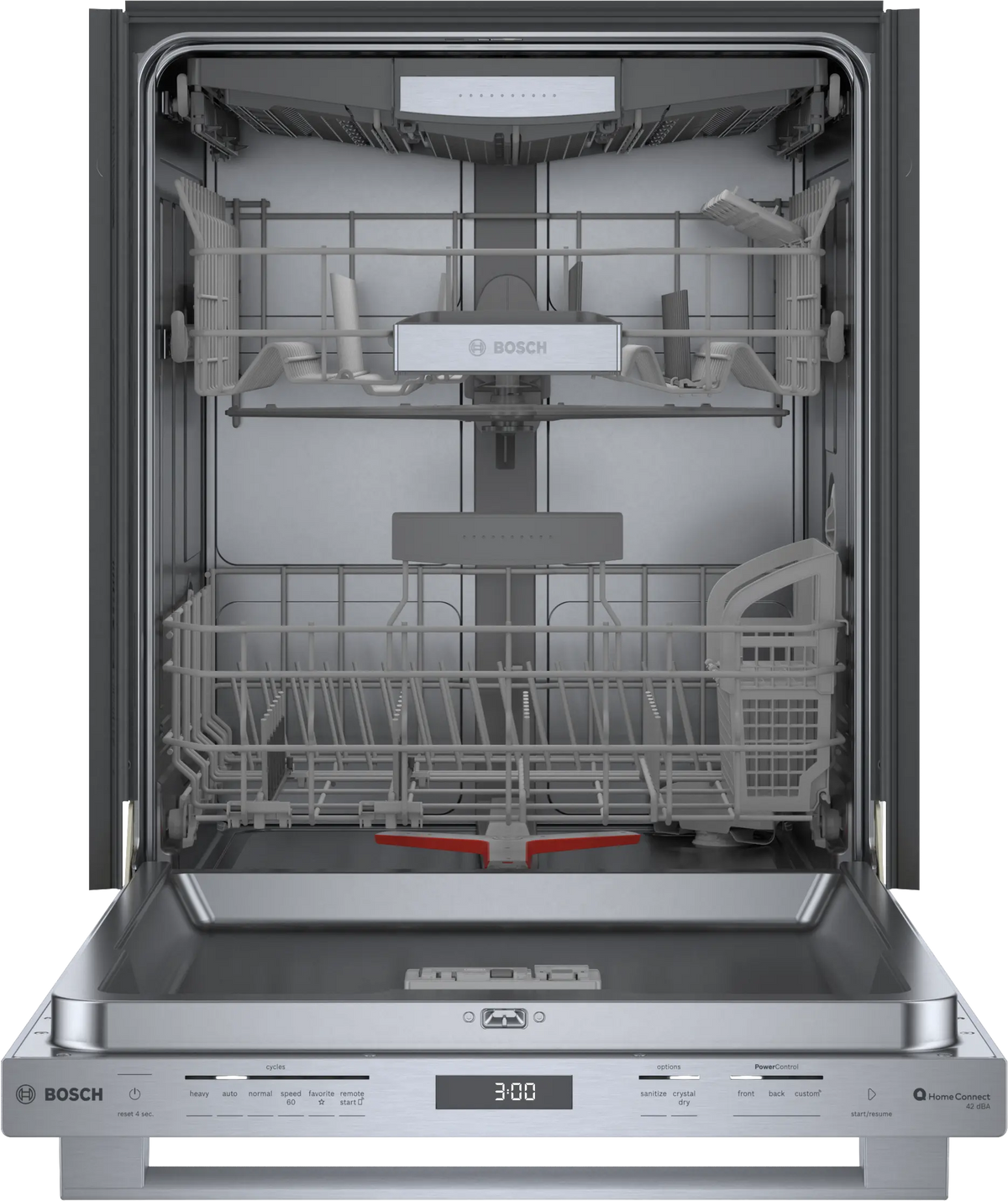 Bosch SHX78CM5N Door Open with Racks
