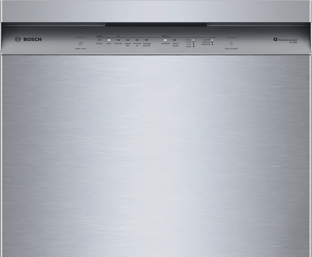 Bosch SHE3ADF5N Control Panel Detail