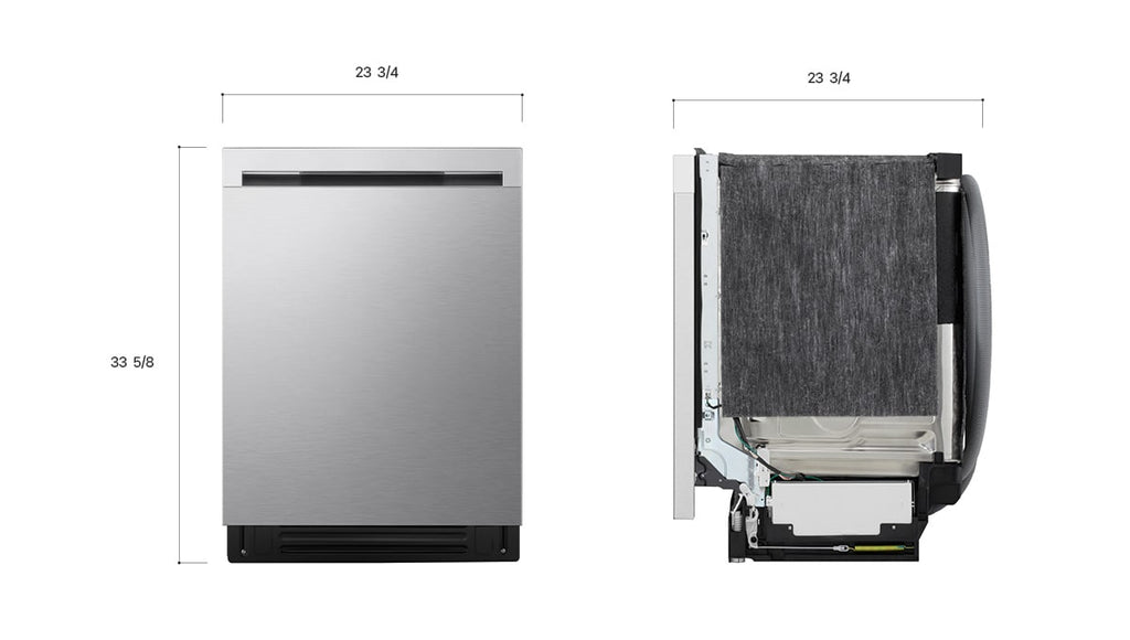 LG LDNPQ44HS Dimensions