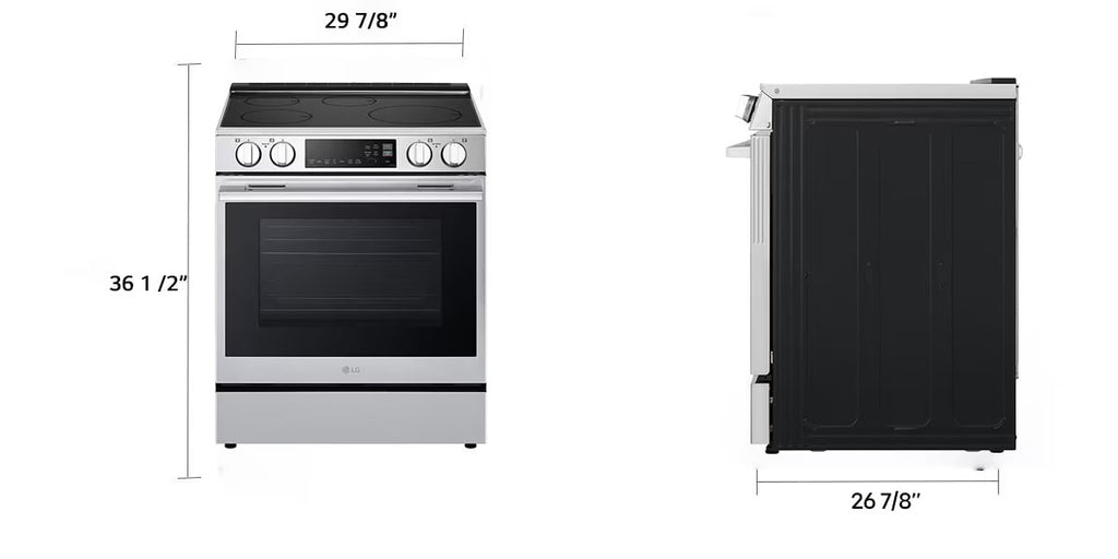 LG LSIL6334XE Dimensions