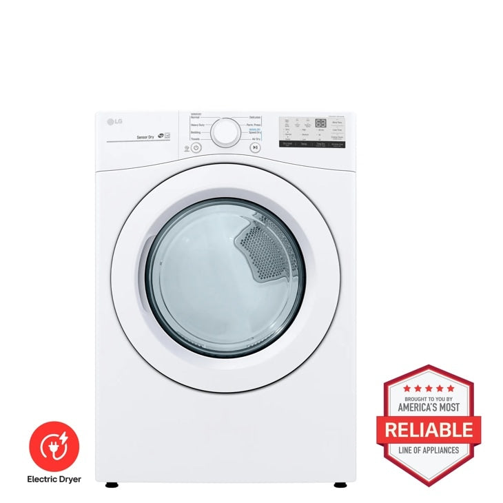 LG DLE3400W Electric Dryer
