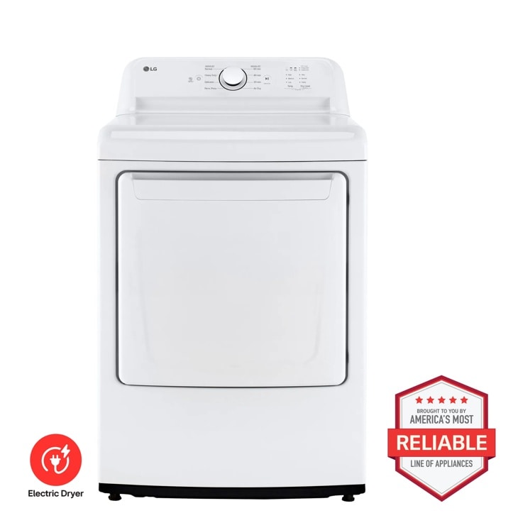 LG DLE6100W Electric Dryer