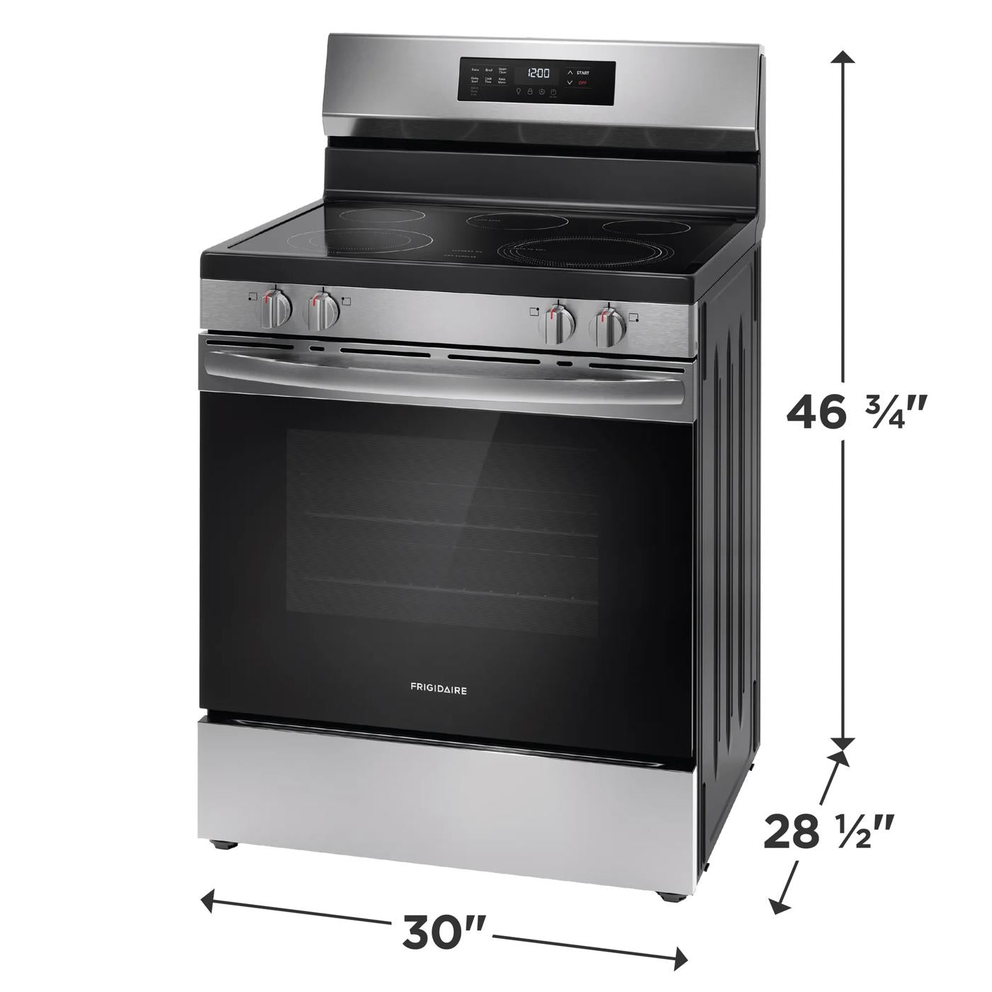 Frigidaire FCRE306CAS Dimensions