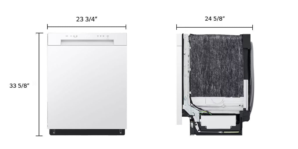 LG LDFC2423W Dimensions