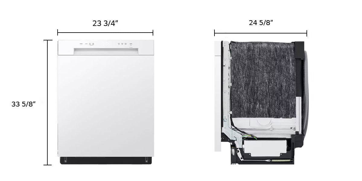 LG LDFC2423W Dimensions