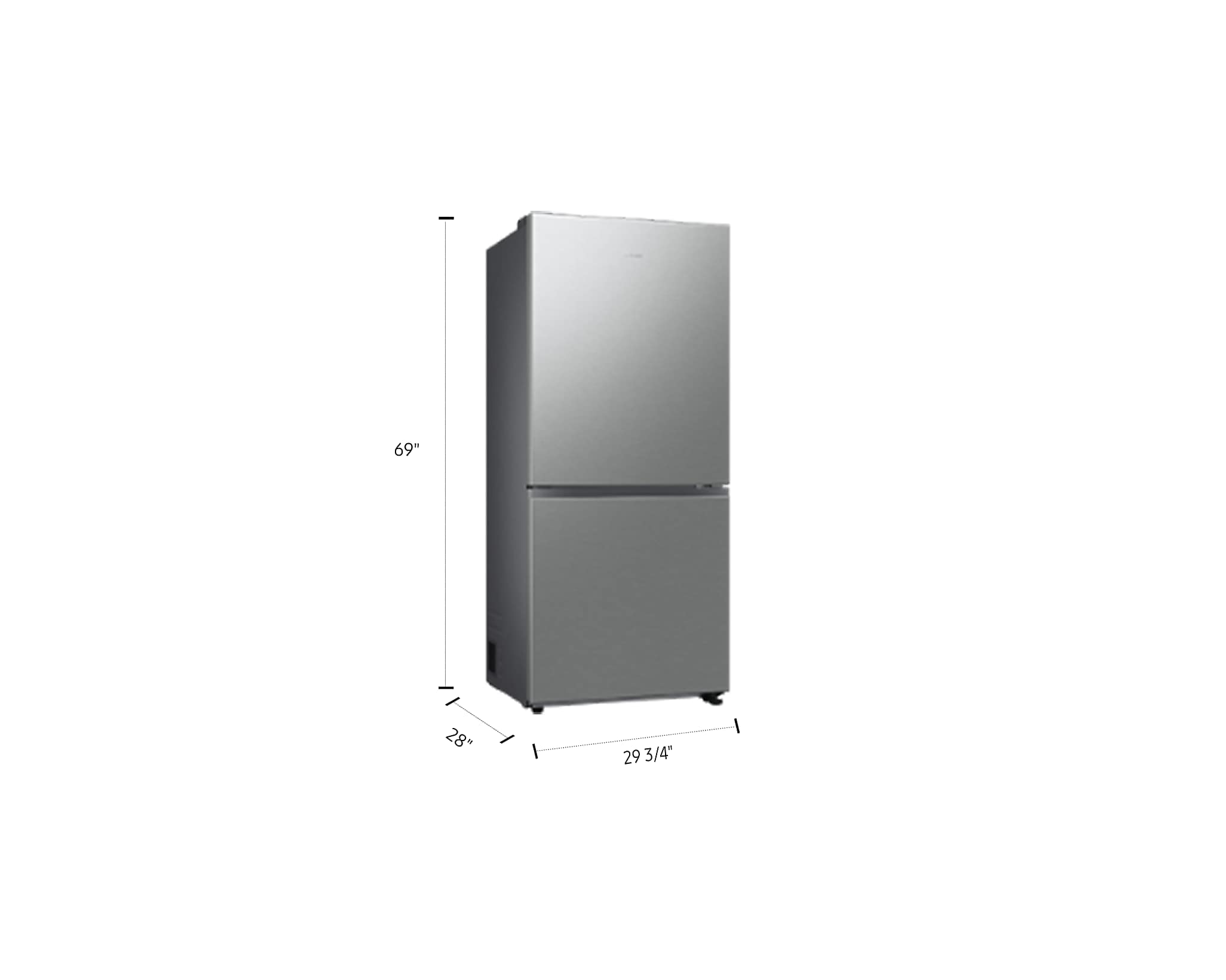 Samsung RB16DG6000SL Angle View