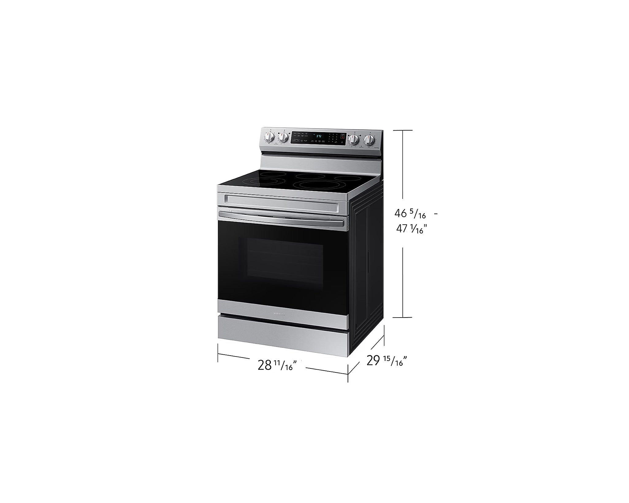 Samsung NE63A6511SS Angle View