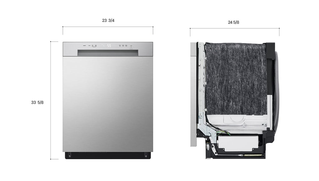 LG LDFC2423V Dimensions