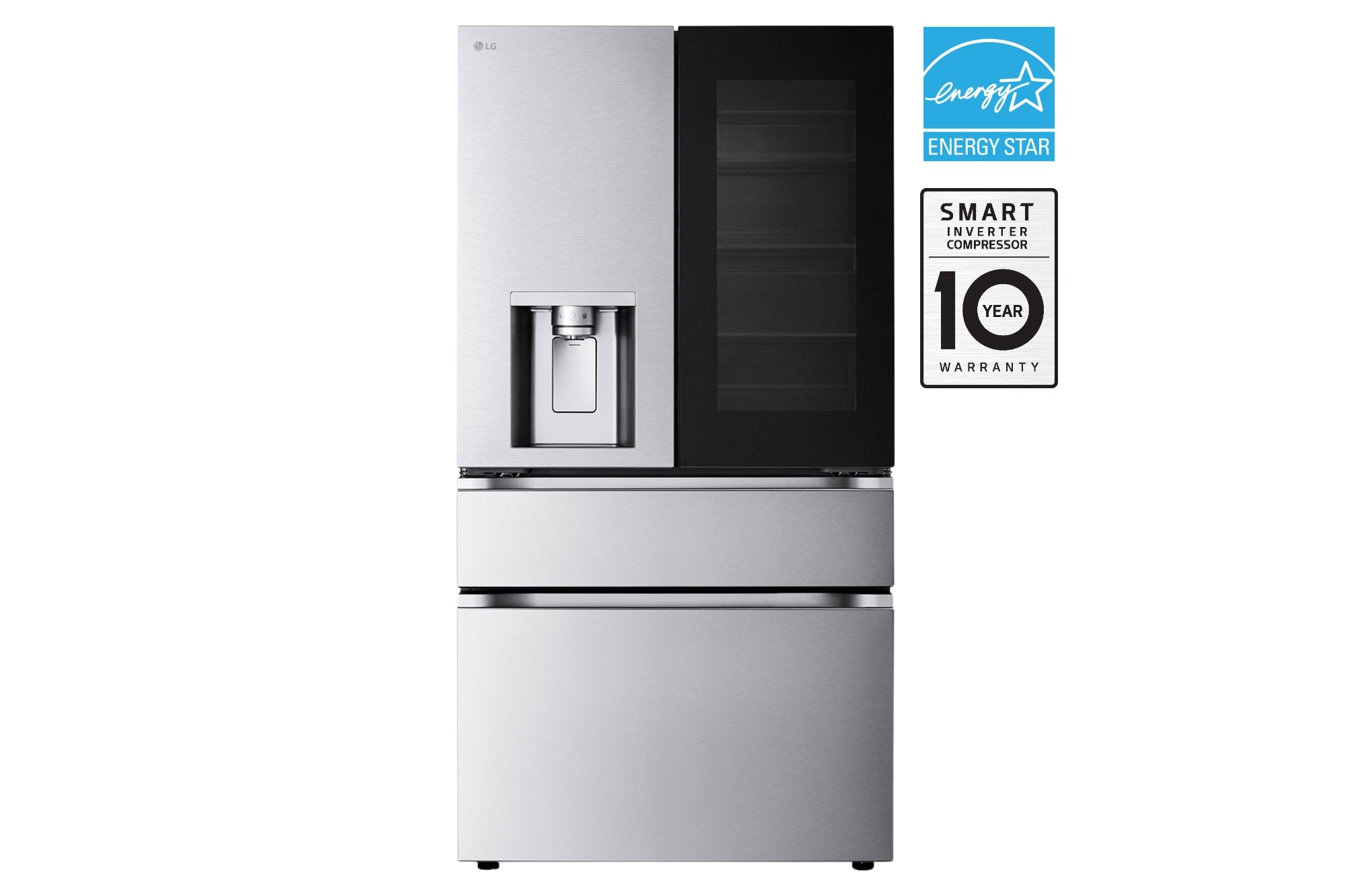 LG LF29S8365S InstaView French Door Refrigerator - Front View