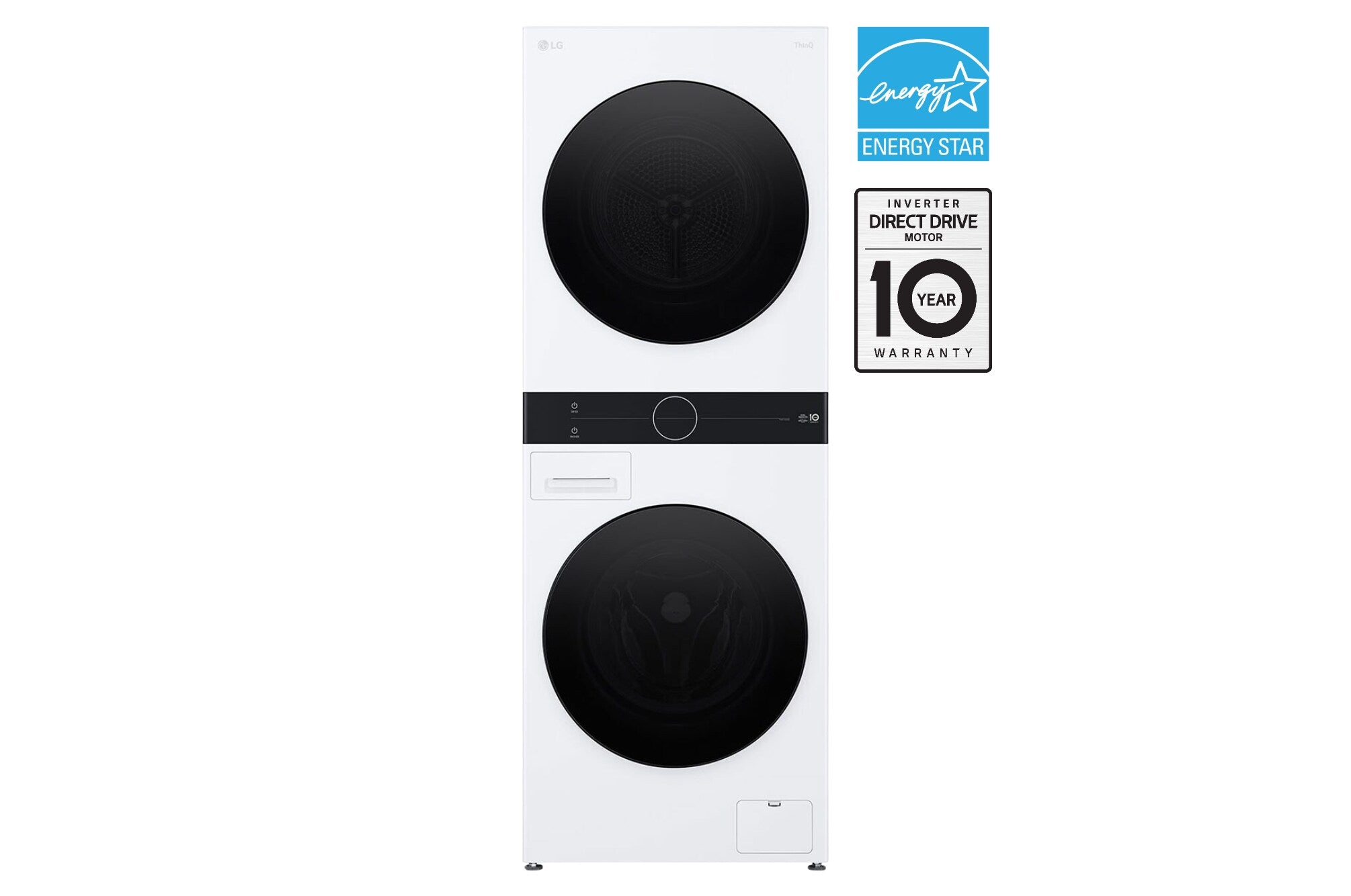 LG WKHC152HWA WashTower Heat Pump - Front